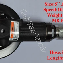 Fa-5c-1 Тип 5-дюймовый пневматический Болгарки Промышленных Поворотный Тип 125 мм Шлифовальные круги плиты воздушный Инструменты высокое Скорость(kb5