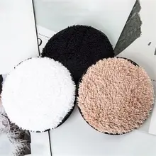 1 шт. салфетка из микрофибры колодки пуф для макияжа Жидкость для снятия Полотенца Очищение лица гладкой Бьюти спонжи для сухого порошка Косметическая пуховка для пудры 3 цвета