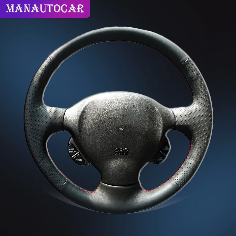 

Car Braid On The Steering Wheel Cover for Hyundai Santa Fe 2001 2002 2003 2004 2005 2006 Old Hyundai Santa Auto Interior Covers