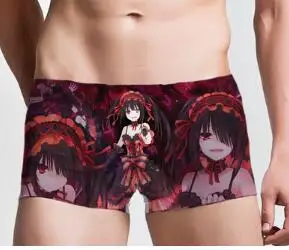 Много стилей, много стилей, Kawaii Kurumi Date a Live, сексуальные мужские трусы для мальчиков, мужское нижнее белье, боксеры, трусы - Цвет: style5