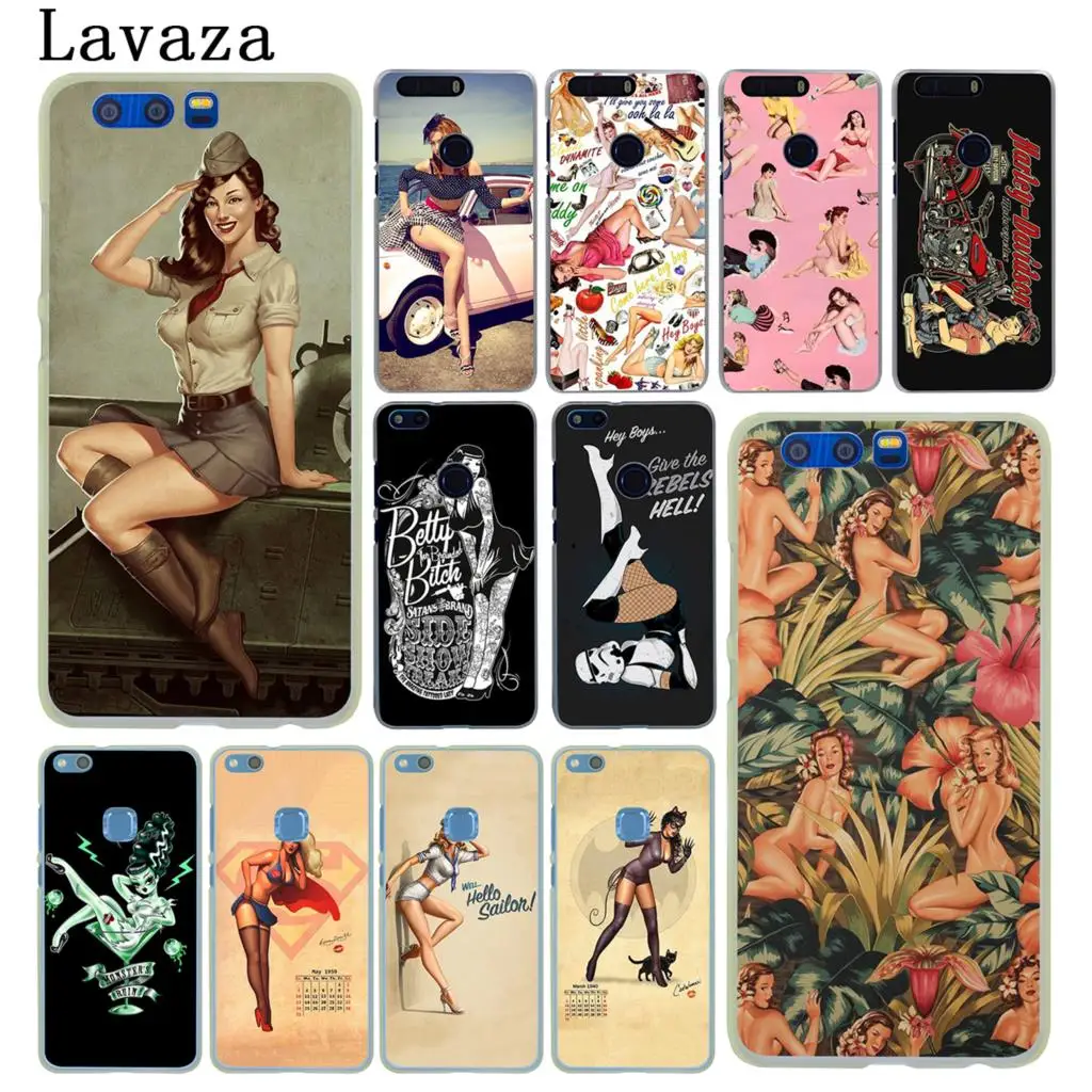 

Lavaza PinUp Girls Pin Up Girl Phone Case for Huawei Y9 Y7 Y6 Prime 2019 2018 Honor 20 10 8C 8X 8 9X 9 Lite 7C 7X 7A Pro Cover