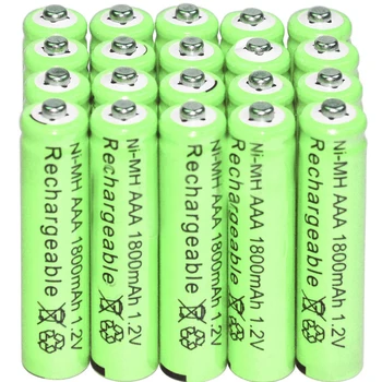 

20x AAA NI-MH 1800mAh 1.2V Gr Nickel Hydride Rechargeable battery batteries Bulk