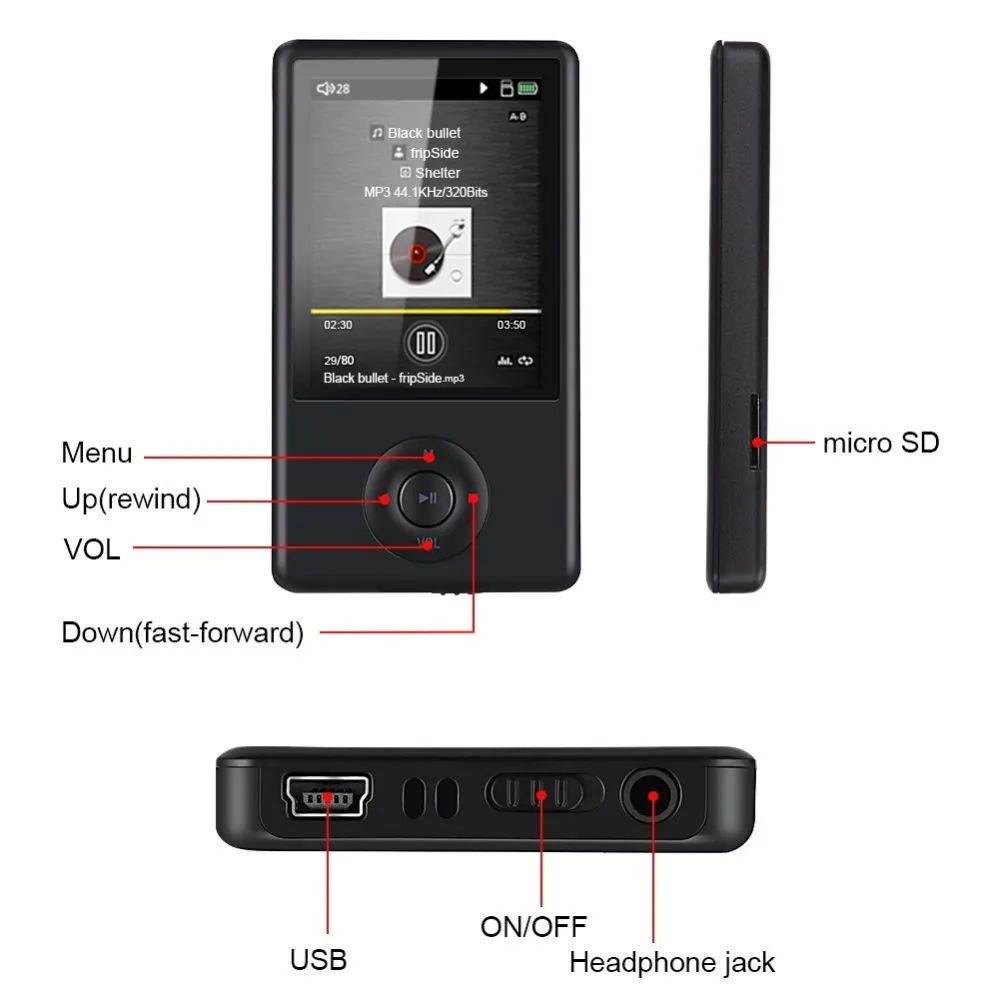 IQQ-X11-MP3-Player-8GB-Professional-lossless-hifi-music-mp3-music-player-with-TFT-screen-support (3)