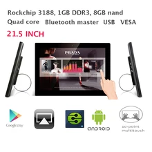21,5 дюйма Android quad core все-в-одном Настольный ПК(10 баллов сенсорный экран, RK3188, 1 ГБ DDR3, 8 ГБ nand, VESA, USB, mini USB, SD