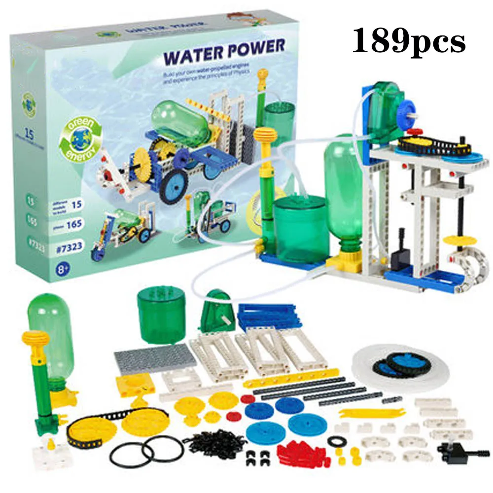 

2019 Environmental Pneumatic Water Motor Sprinkler Building Block Toys Compatible with LegoIN Technology Toys for Children Gift