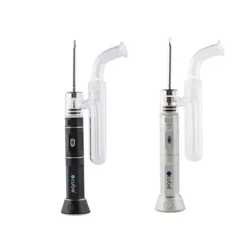 

Kanboro Ecube Kit Wax Oil Vaporizer Quartz Nail Vape Pen Vapor E cigarette Electronic with Water Filtration Pipe Smoking Dabber