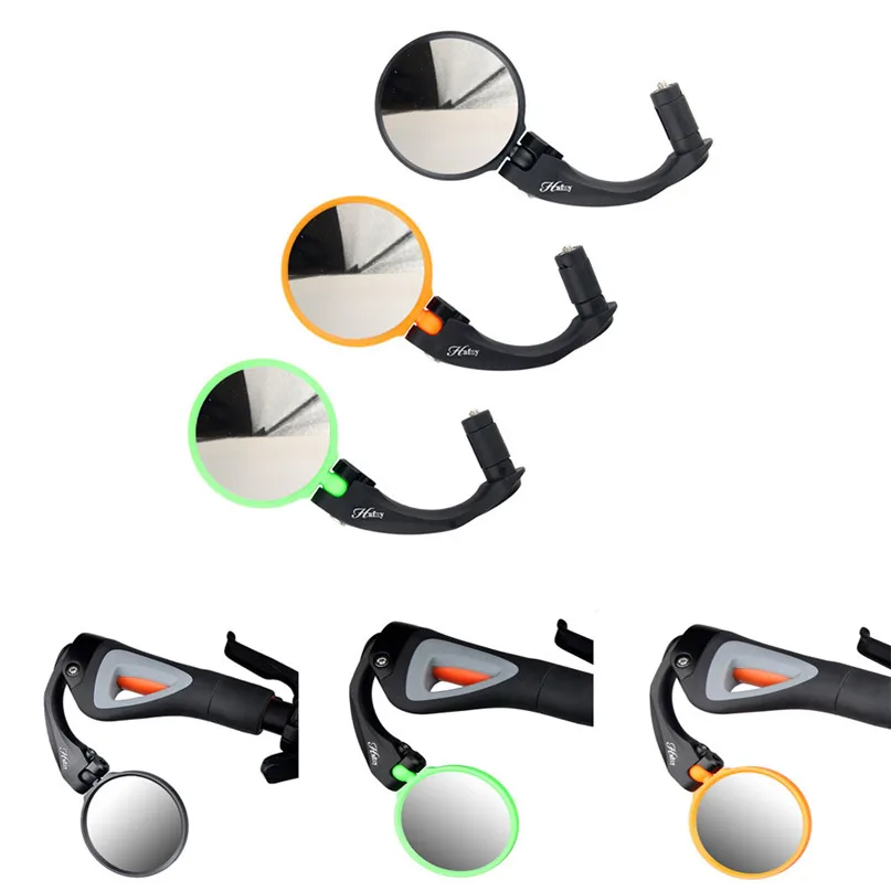 Bike Mirrors Bicycle Safety Cycling Adjustable stainless steel lens bicycle rear view mirror mountain bike mirror 18x8x2 (14)