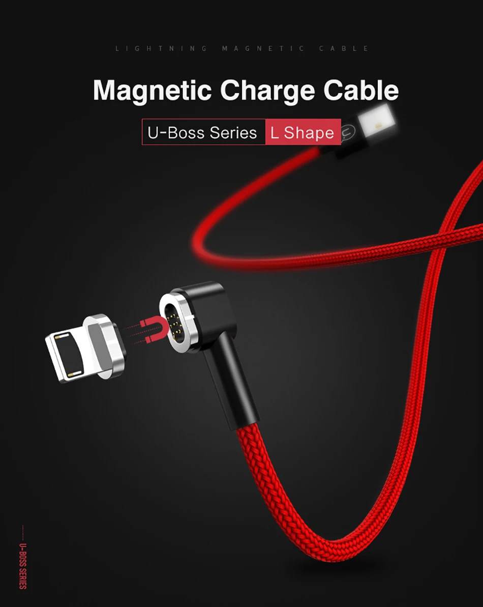 USAMS USB кабель для iPhone X XS XR изгиб Магнитный кабель нейлоновый Магнитный кабель для синхронизации данных и зарядки кабель для быстрой зарядки для iPad