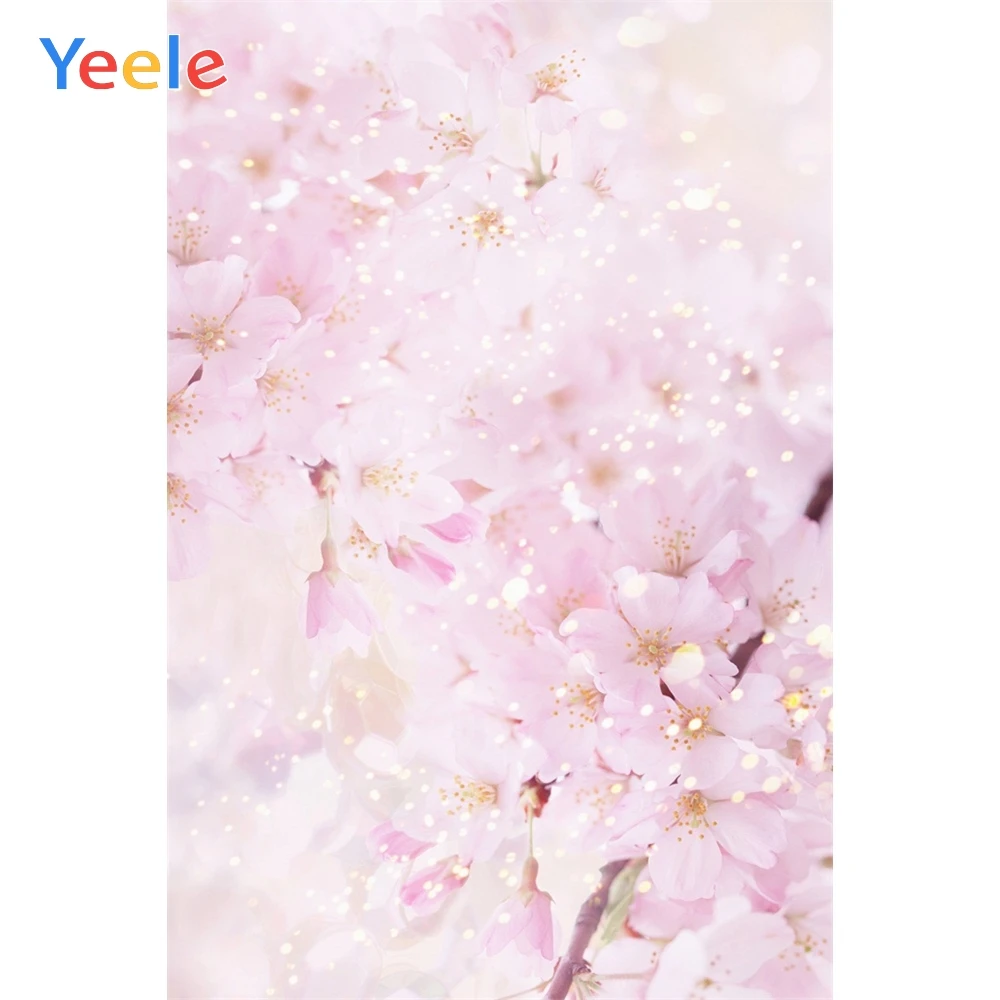 

Yeele Pink Cherry Blossoms iIllustration Photography Backgrounds Art Painting Wedding Photographic Backdrops For Photo Studio