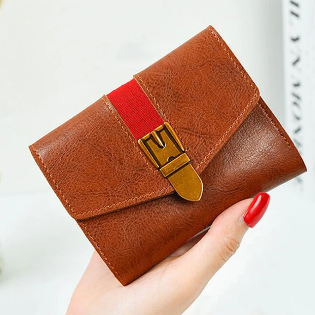 

Short Purses Women Wallets Female Coin Purse Pocket Lady CardS ID Holder Fold Wallet Woman Brand Moneybags Pouch Girls Mini Bags