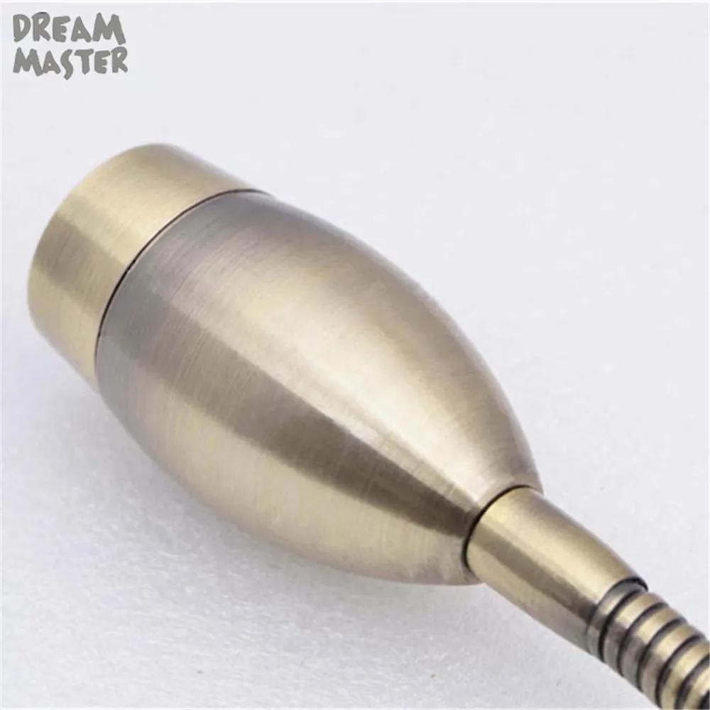  Novelty Modern Art Deco LED Bronze Bedside Reading Wall Lamps 3W Switch Hose Background LED Mirror  - 32609087104