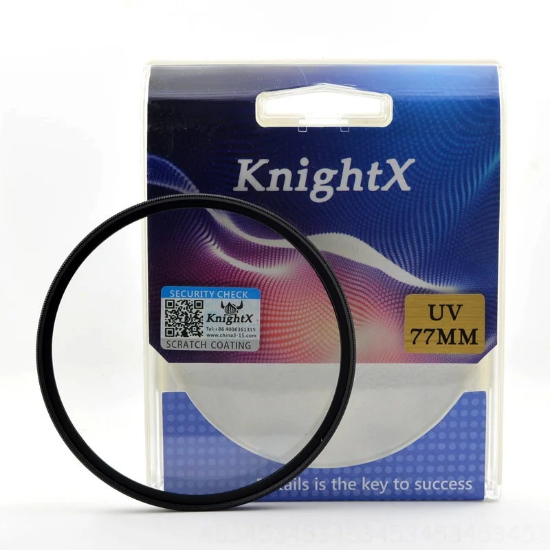 

KnightX UV Camera Lens Filter For canon nikon 49MM 52MM 55MM 58MM 62 67MM 77mm light d70 18-200 60d d3300 2000d dslr 200d 1300d