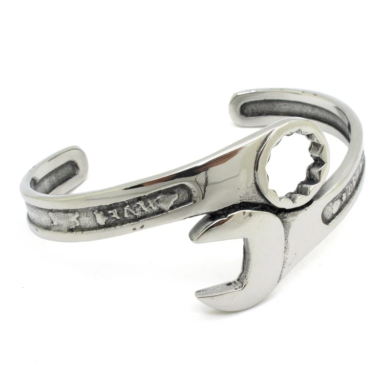 Gros Lot Mode Argent Biker Outils Clé Bracelet Bracelet En Acier Inoxydable Nouveau Bijoux De Mode Bracelet Eminem Aliexpress