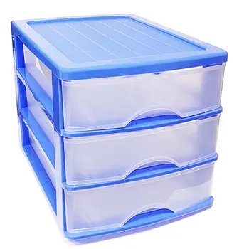 

Drawer desktop blue 3 drawers 26.5x27x35.5 cm