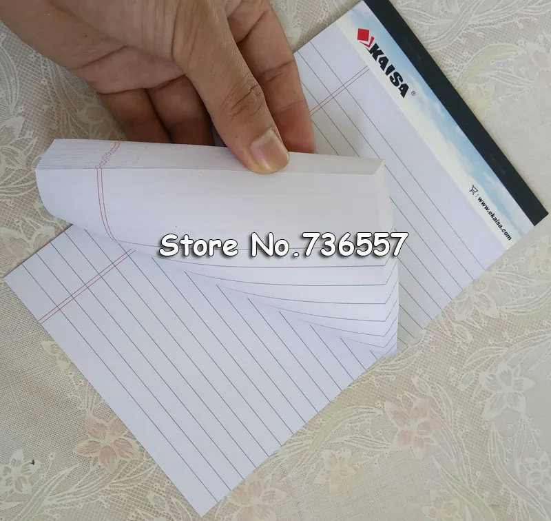 

1PAD(PCS) Memo Pad USA style Legal pad 50 sheets A5 A4 Notebook paper Office School Supplies Notebooks Writing Pad