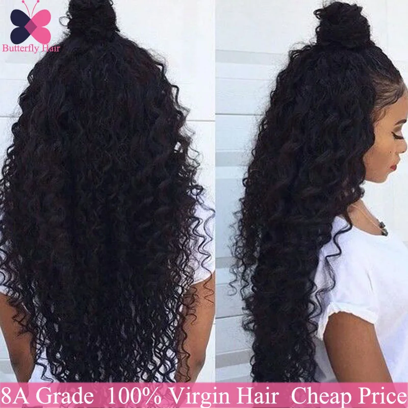 8A Brazilian Water Wave Virgin Hair 4 Pcs Wet And Wavy Virgin Brazilian Hair Bundle Deals Annabelle Hair Curly Weave Human Hair