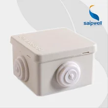 80*80*50 мм водонепроницаемый навесной пластиковый ящик/водонепроницаемый корпус с четырьмя отверстиями SP-P1-808050