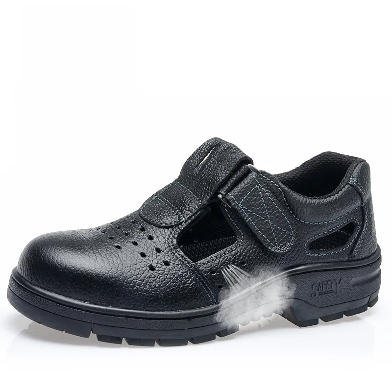 أحذية السلامة والجلود الرجال الصيف الأحذية الرجال الصلب اصبع القدم الصلب وحيد تنفس بوت يطير النسيج الأحذية أحذية السلامة والجلود الرجال الصيف الأحذية الرجال الصلب اصبع القدم الصلب وحيد تنفس بوت يطير النسيج الأحذية