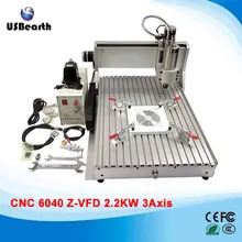2200w mini cnc machine 6040 3 axis metal stone milling machine