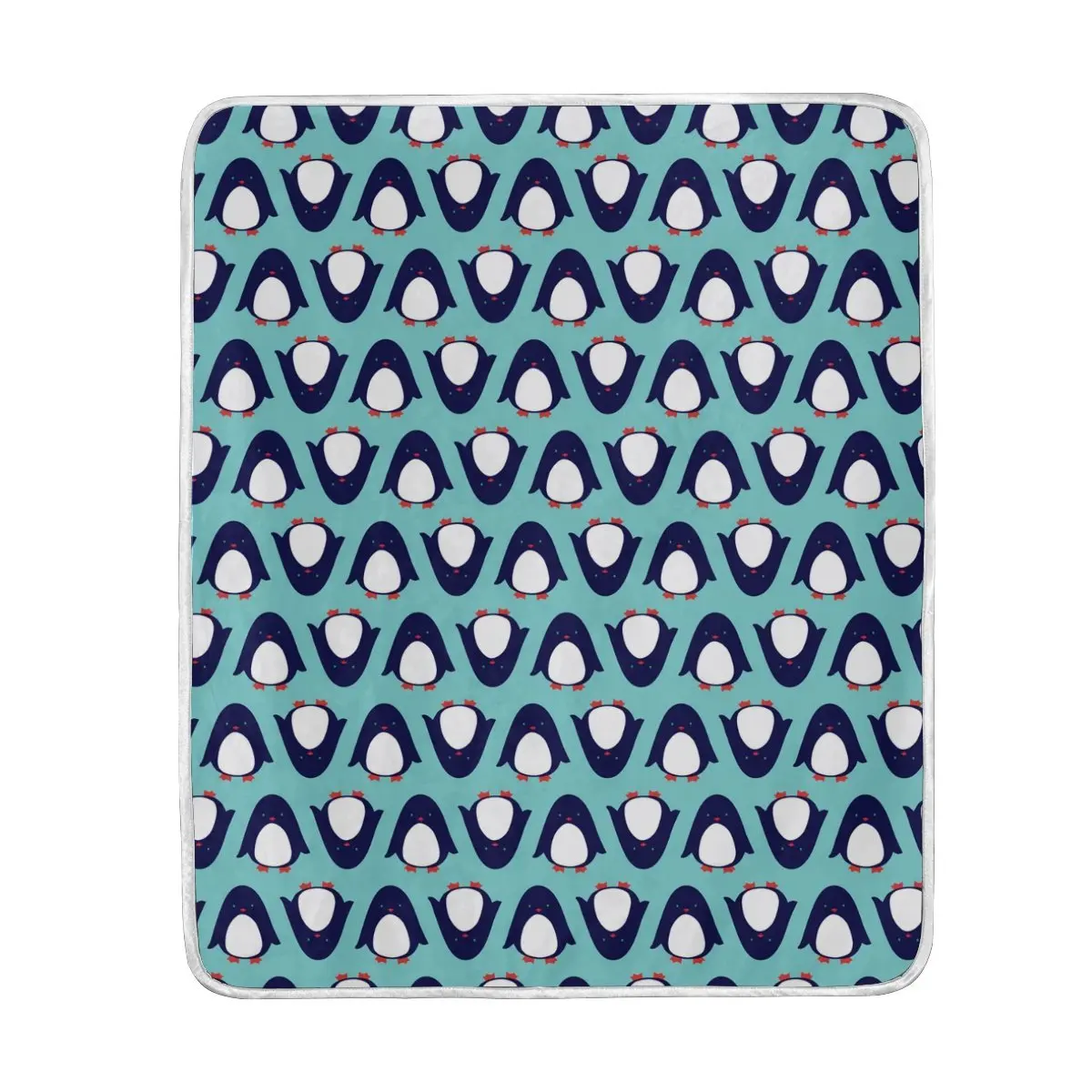 

Cute Abstract Penguin Blanket Soft Warm Cozy Bed Couch Lightweight Polyester Blanket Throw