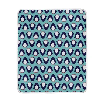 

Cute Abstract Penguin Blanket Soft Warm Cozy Bed Couch Lightweight Polyester Blanket Throw
