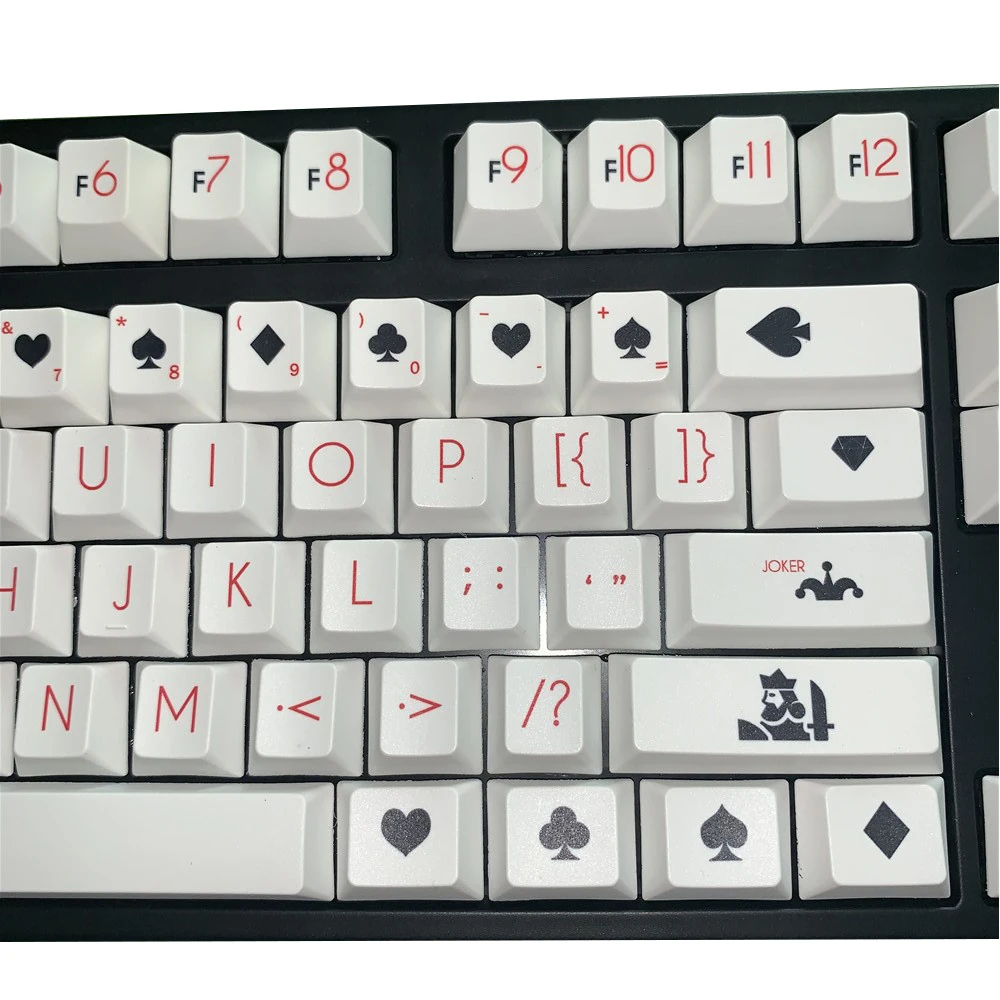 Poker keycap PBT серия Вишневый ключ файл конфигурации специального назначения для механической клавиатуры