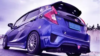 

ABS Paint Car Rear Wing Trunk Lip Spoilers Fits For Honda Fit Jazz 2014 2015 2016 2017