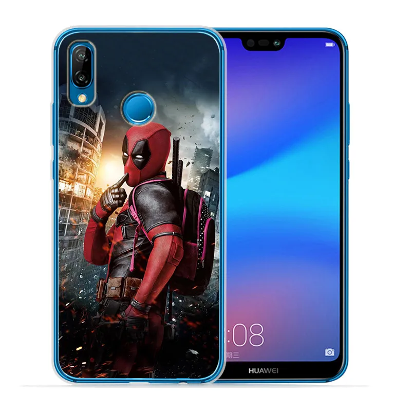 Роскошный Джокер Marvel Мстители Дэдпул для huawei mate 9 10 20 P8 P9 P10 P20 P30 P Smart Lite Plus Pro Чехол Coque Etui