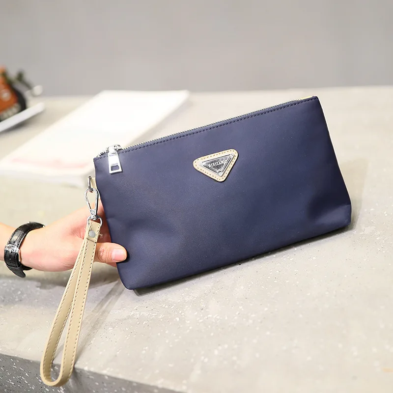 

2019 Streetwear Icon Waterproof Handbags Wrist Bag Office Business Briefcase File Pack for Men Coin Purse Cell Phone Bags Men