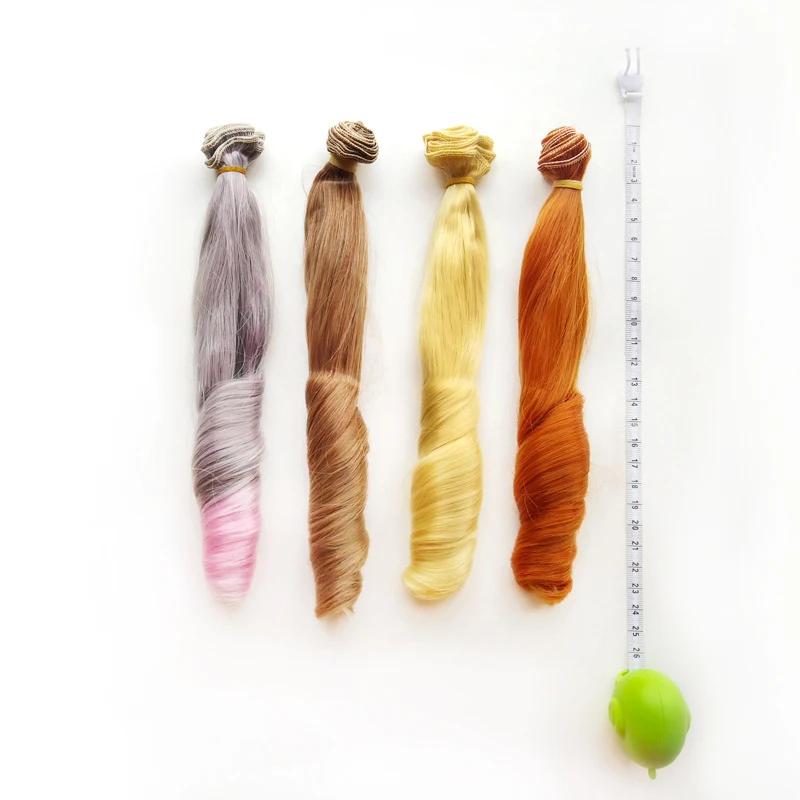 1 шт. 20 см* 100 см волосы для кукол DIY трессы парик для куклы Высокое температура Синтетические волосы для 1/3 1/4 1/6 BJD/SD Аксессуары Для Куклы Игрушки для девочек
