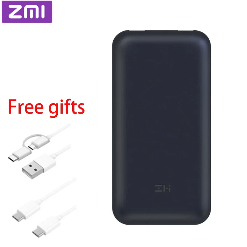 Original Xiaomi ZMI 20000/15000mAh USB C Power Bank USB PD2.0 QB820
