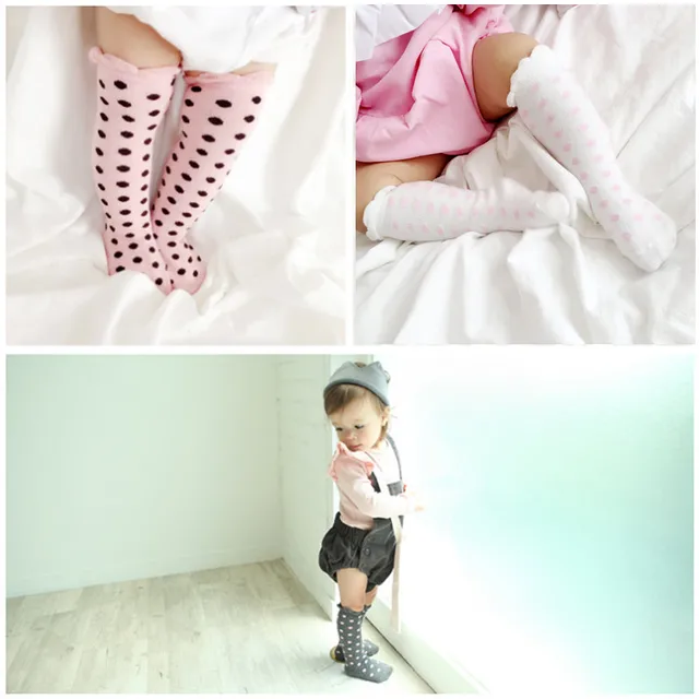 2018 Kids Girls Socks Knee High Infant Baby Girls Princess Socks