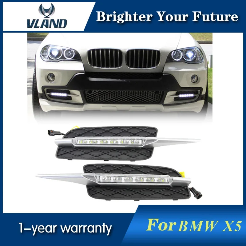 

LED Daylight For BMW X5 E70 2007 2008 2009 2010 Waterproof LED Daytime Running Lights DRL Fog Lamp