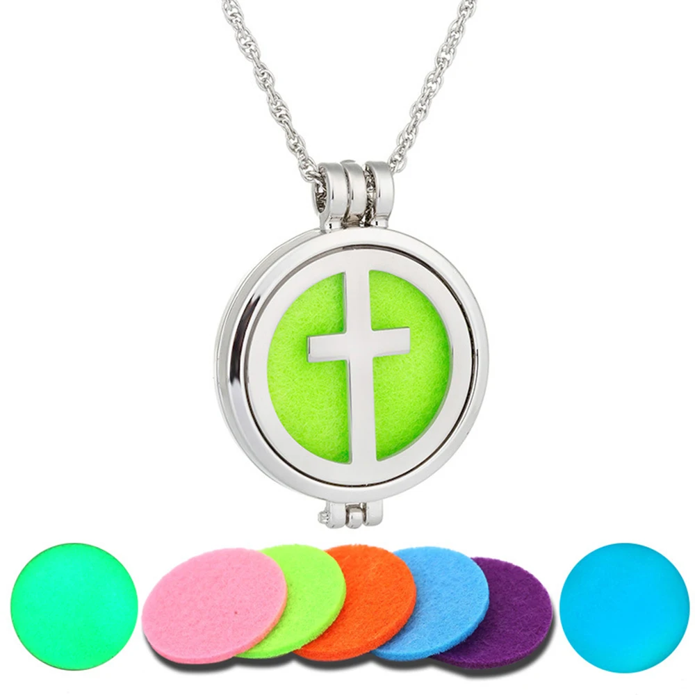 

Car Fragrance Ornament Pendant Hollow Cross Aromatherapy Necklace Air Freshener Auto Rearview Mirror Decoration Accessory Gifts