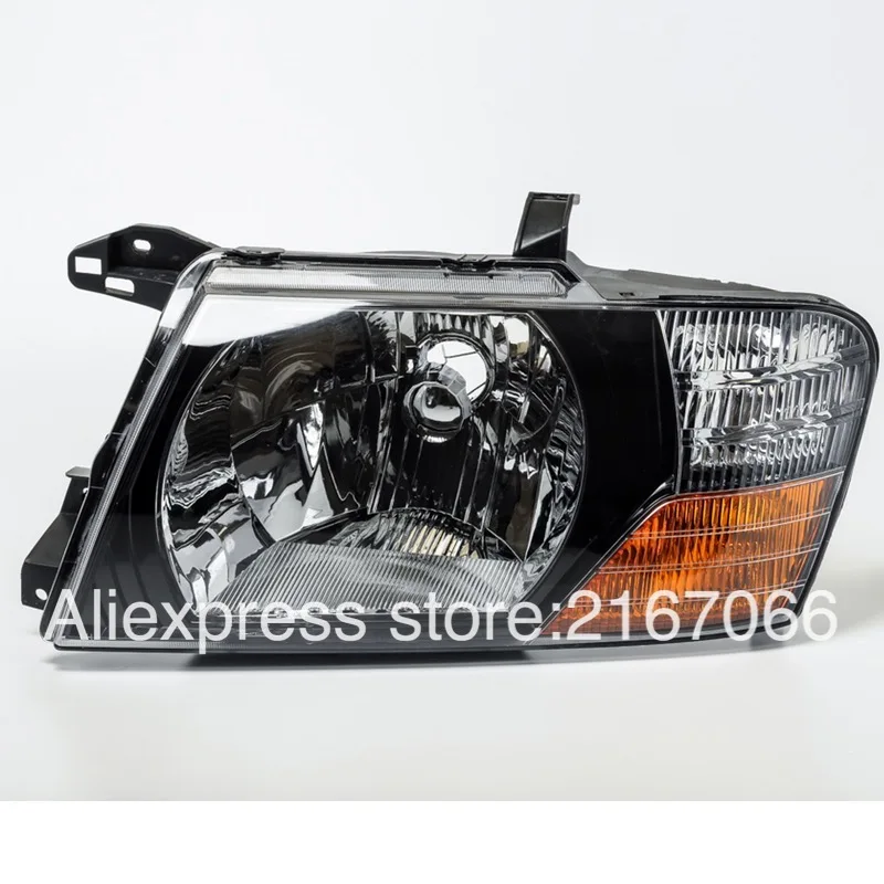 Налобный фонарь MITSUBISHI PAJERO/MONTERO левый и черный|headlights for|mitsubishi pajero headlightsmitsubishi montero