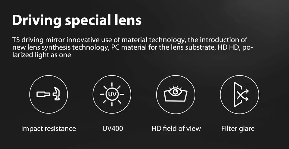 Original Xiaomi Mijia Turok Steinhardt TS Driver Sunglasses PC TR-90 Sun Mirror Lenses Glass 28g UV400 Drive Outdoor unisex H21 (4)