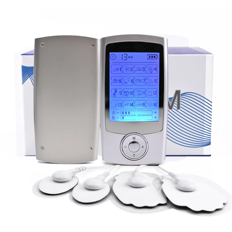 TENS UNIT/двухканальный выход TENS EMS боли/Электрический нервный стимулятор мышц/Цифровая терапия массажер/физиотерапия