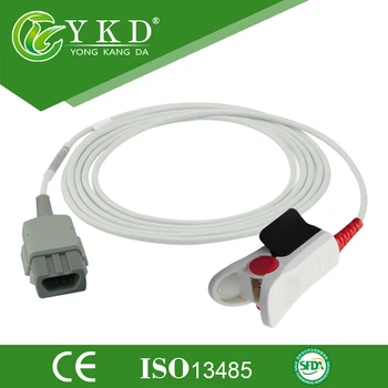 

GE Ohmeda Adult Finger Clip Spo2 Sensor with 9pin and 3m Length TPU cable