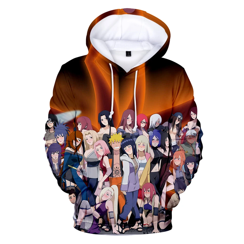 New 3D Printing Hoodie Anime Naruto Hooded Fashion Hip Hop Sweatshirt 3D Naruto Hoodies Men Pullovers Winter/Autumn Outwear