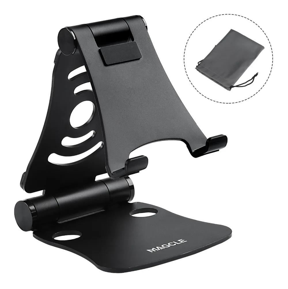 

MAGCLE Portable Mobile Phone Holder Stand Folding Adjustable Desk Holder For Iphone X Samsung /Tablet For Nintendo Switch Stand