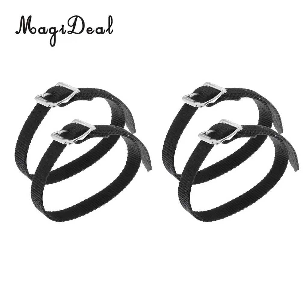 MagiDeal 4 pcs Thickened Weaved English Spurs Straps Horse Riding Equestrian
