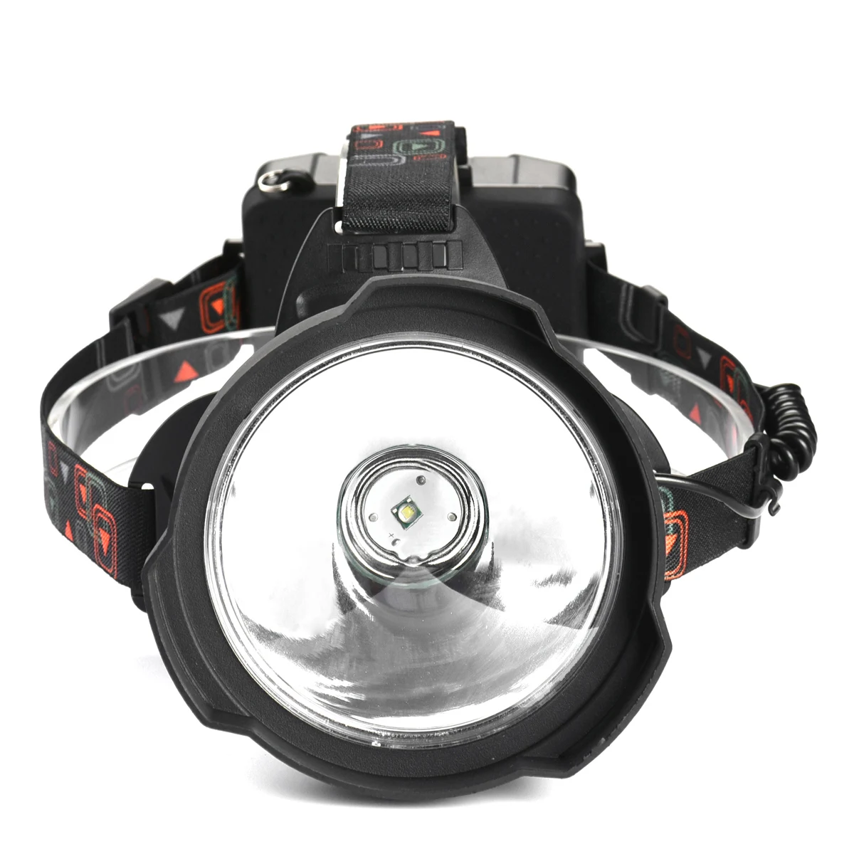 8X 18650 Batteries+Charger UK Super Bright 500000LM LED Headlamp 3 Head Torch 