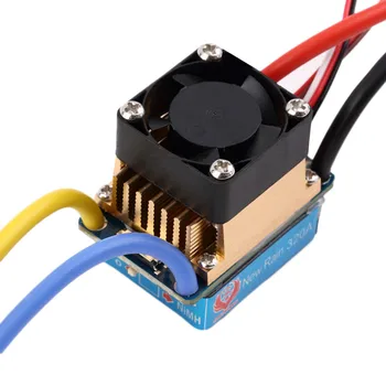 

New 320A 3S Waterproof Brushed ESC with Fan 5V 3A BEC T-Plug For 1/10 RC Car