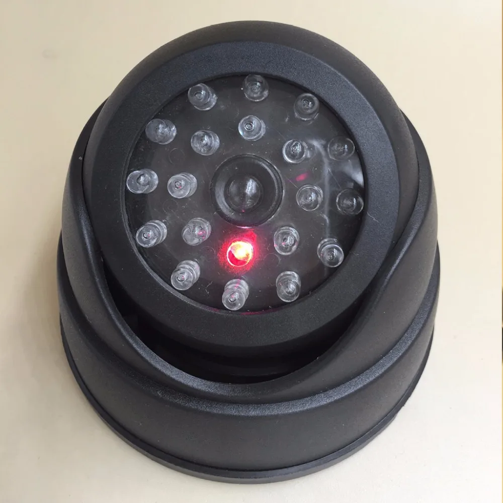  Dummy Dome Fake Surveillance Security Camera CCTV Flashing Red LED Light Indoor - 32954283460