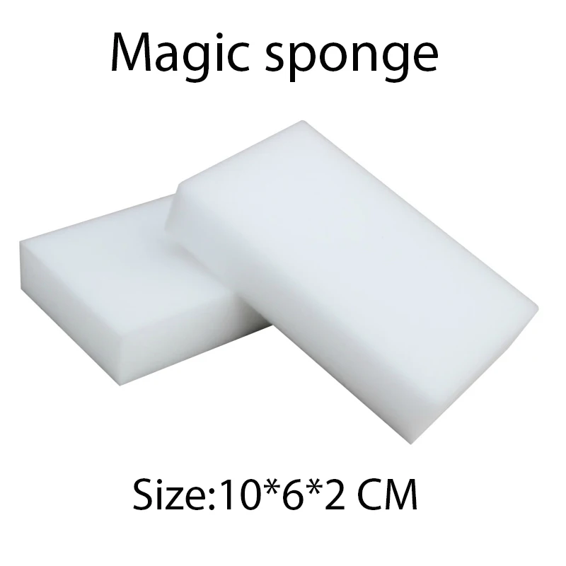 100Pcs Magic Sponge White Melamine Sponge Eraser For keyboard Car