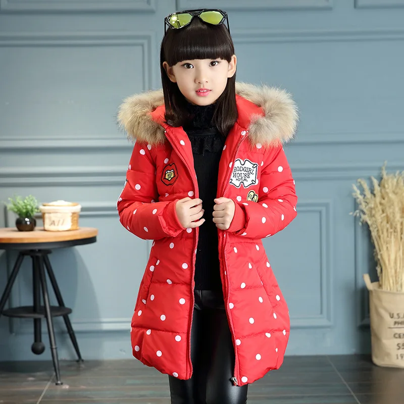 

Kids girls winter padded jacket 2016 new baby girls fashion clothing big virgin warm coat 4/5/6/7/8/9/10/11/12/13/14 years