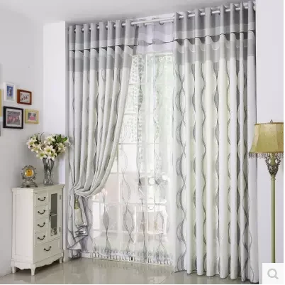 Telas de las cortinas transparentes compra lotes baratos de ...