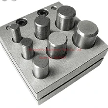 Ювелирные инструменты и оборудование ювелирные изделия набор дисковых резцов 7 круглые отверстия дисковый резак