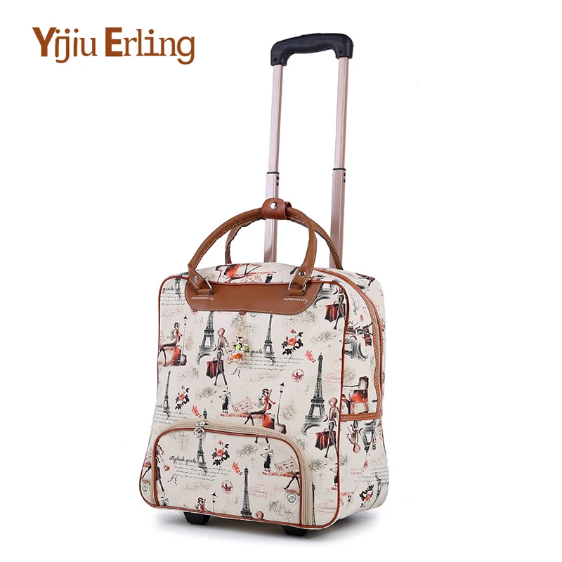 

New Hot Fashion Women Trolley Luggage Rolling Suitcase Brand Casual Stripes Rolling Case Travel Bag on Wheels Luggage Suitcase