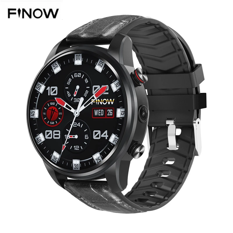 FINOW X7 Luxury 4g Smart Watch Men Android 7.1 1GB 16GB IP67 Waterproof 2.0MP Camera 620 mah